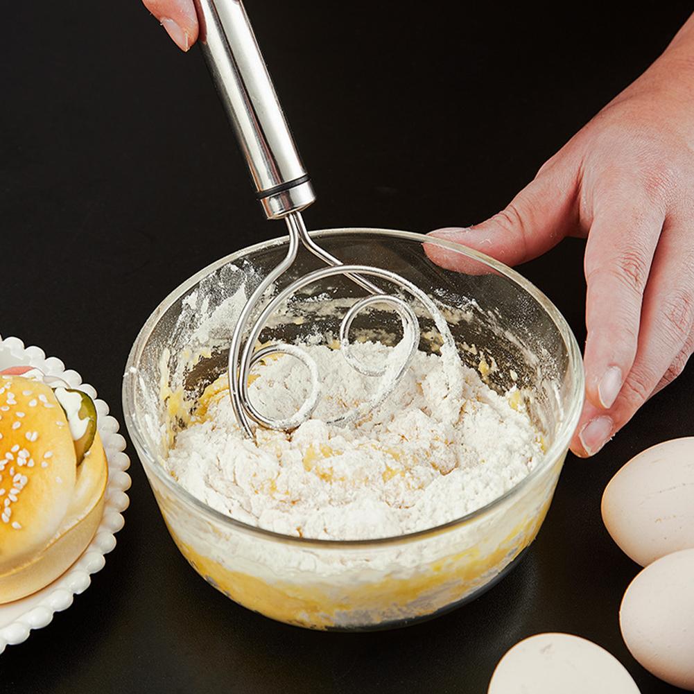 Bread Baking Kitchen Utensils - Batedor de Massa de Aço Inoxidável