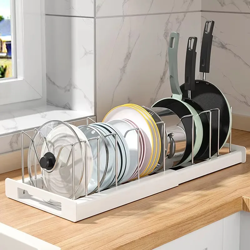 Organizador de panelas expansí - Kitchen Baking Pan Organizer avaliação e preço