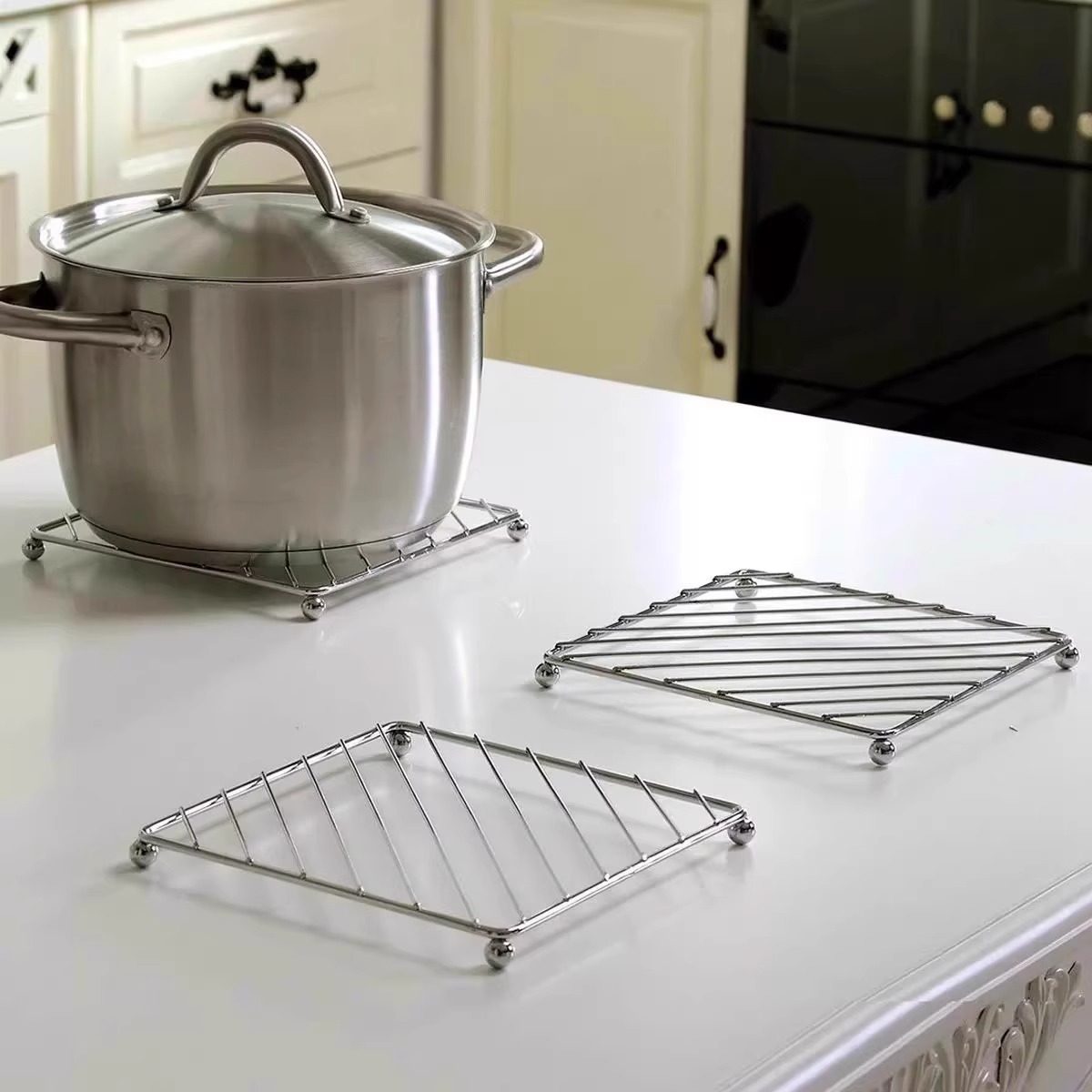 Suporte de Metal para Panelas  - Kitchen Baking Pan Organizer avaliação e preço