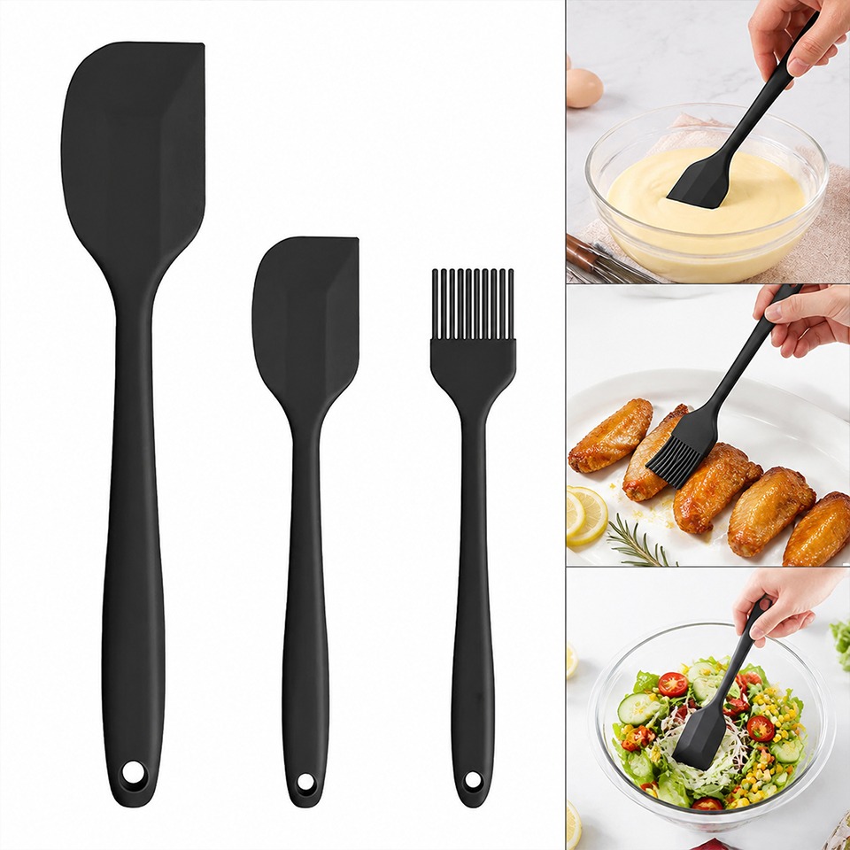 Conjunto de 3 Espátulas de Sil - Bread Baking Kitchen Utensils avaliação e preço