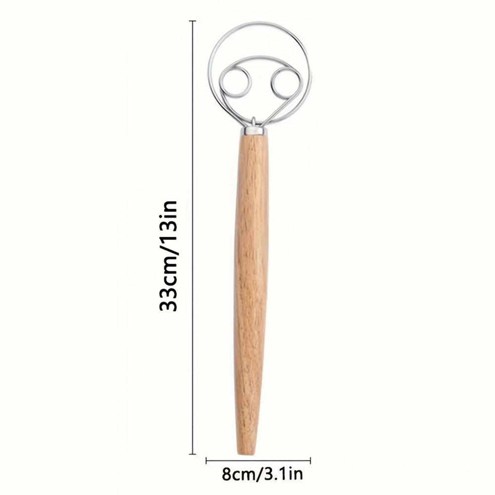 Batedor de Massa em Aço Inoxid - Bread Baking Kitchen Utensils avaliação e preço